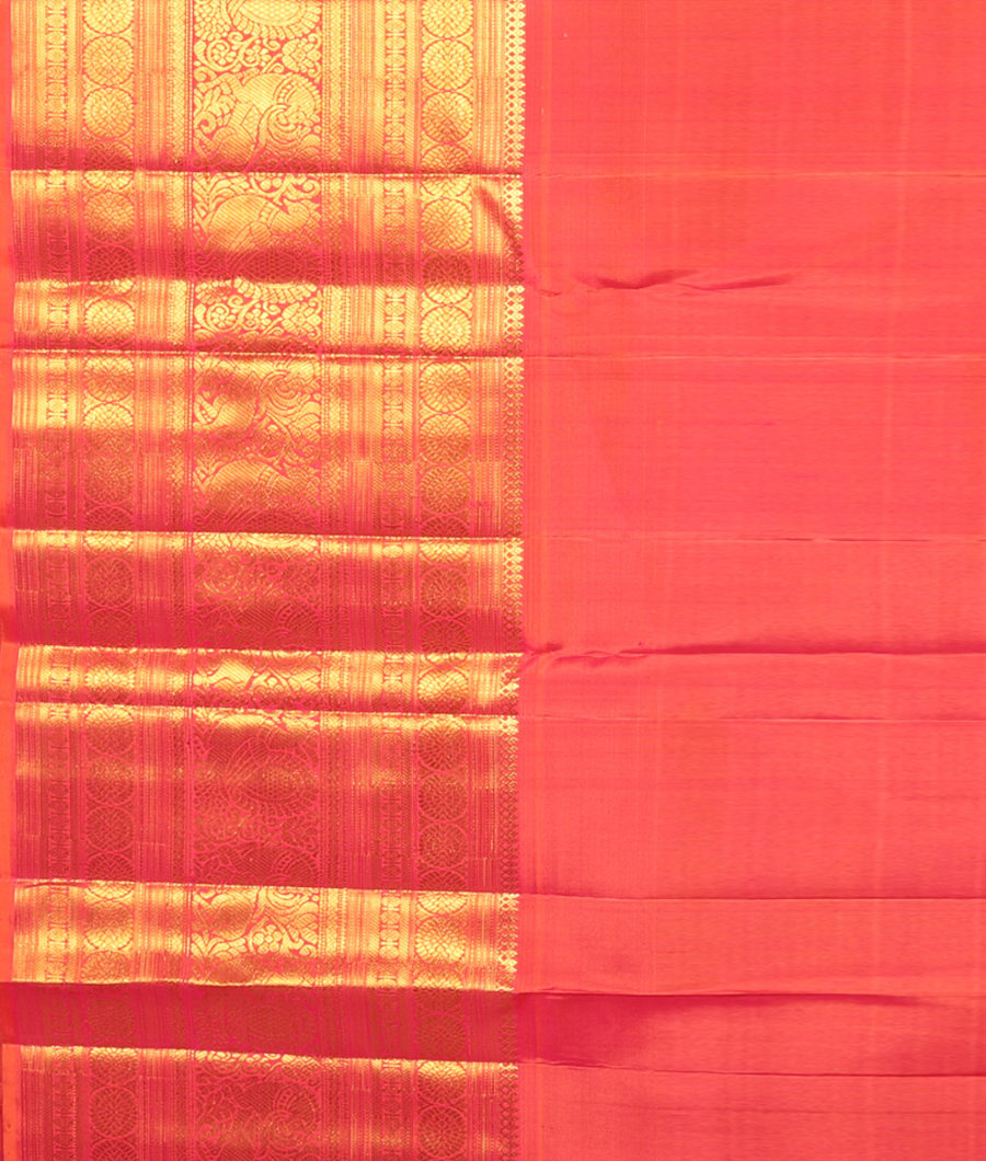 Green Handwoven Kanjivaram Silk Saree T2770813