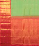 Green Handwoven Kanjivaram Silk Saree T2770814