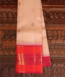 Cream Handwoven Kanjivaram Silk Saree T2574481