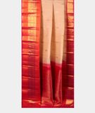 Cream Handwoven Kanjivaram Silk Saree T2574482