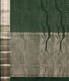 Dark Green Handwoven Kanjivaram Silk Saree T2753624