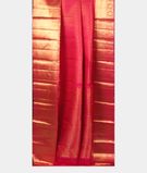 Pinkish Orange Handwoven Kanjivaram Silk Saree T2768622