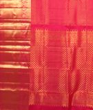 Pinkish Orange Handwoven Kanjivaram Silk Saree T2768624