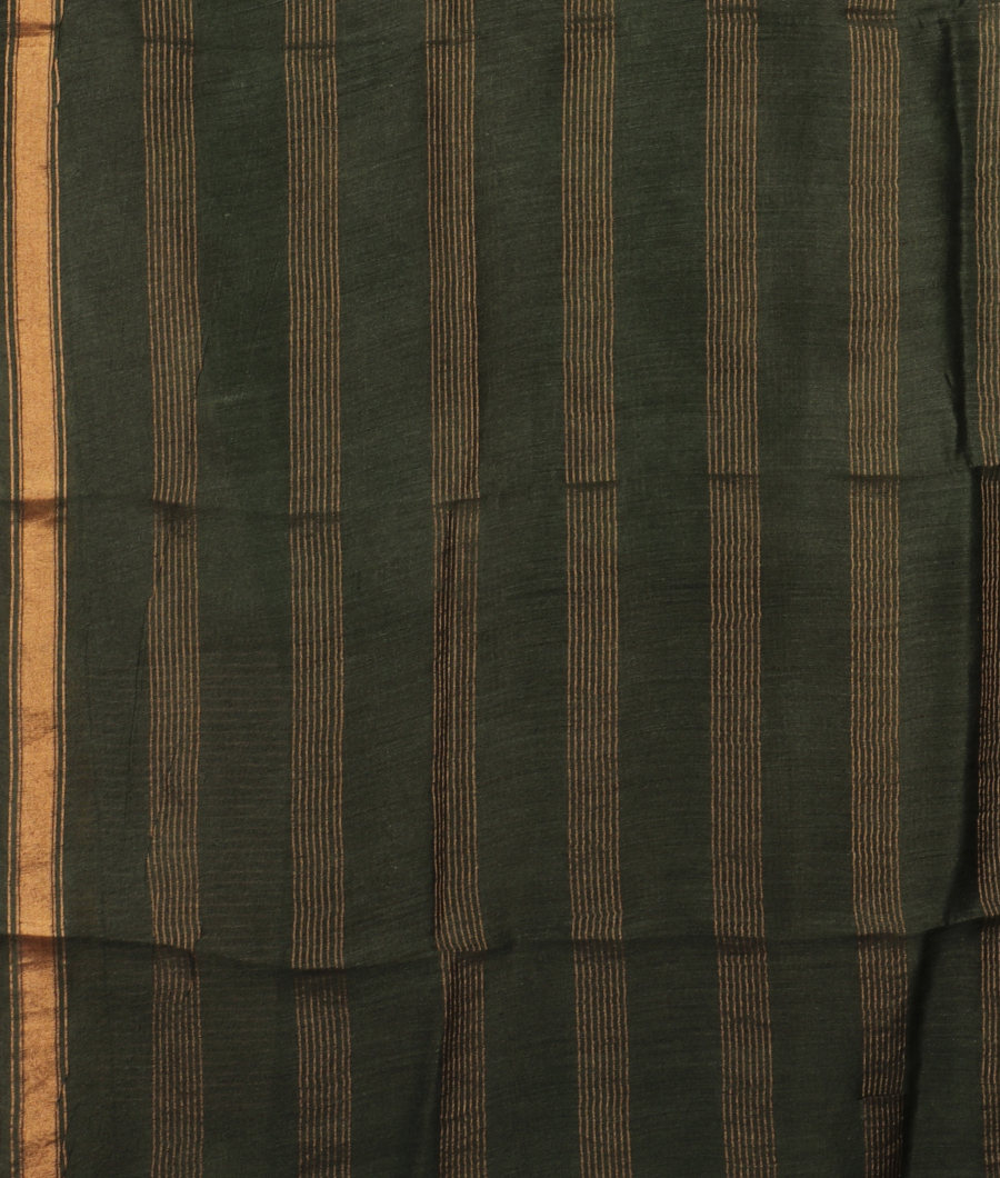 Green Soft Tussar Printed Saree T2957843