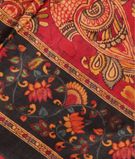 Red Tussar Printed Saree T2839371