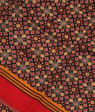 Black Soft Tussar Printed Saree T2581931
