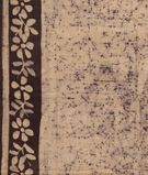 Black Tussar Printed Saree T2838133