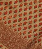Dark Beige Tussar Printed Saree T2578151
