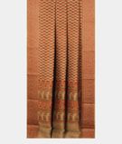 Dark Beige Tussar Printed Saree T2578152