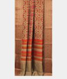 Grey Tussar Printed Saree T2684402