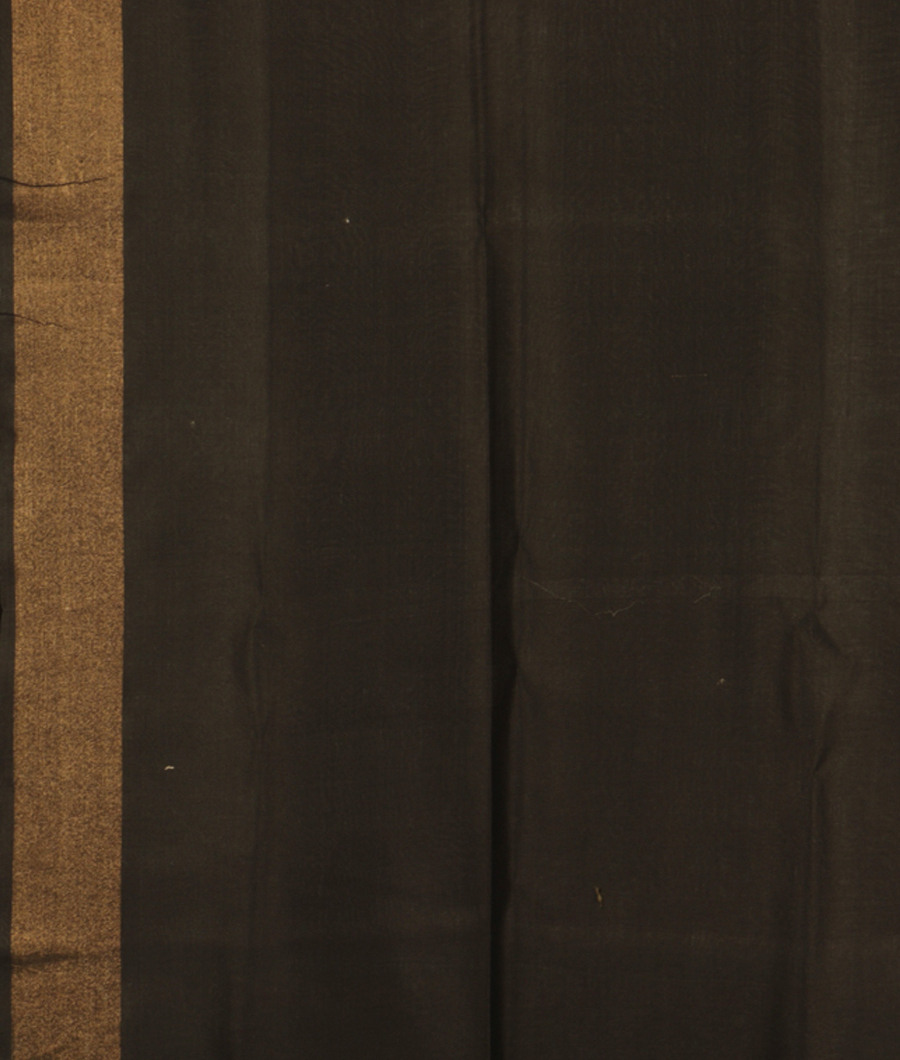 Black Tussar Printed Saree T2898813