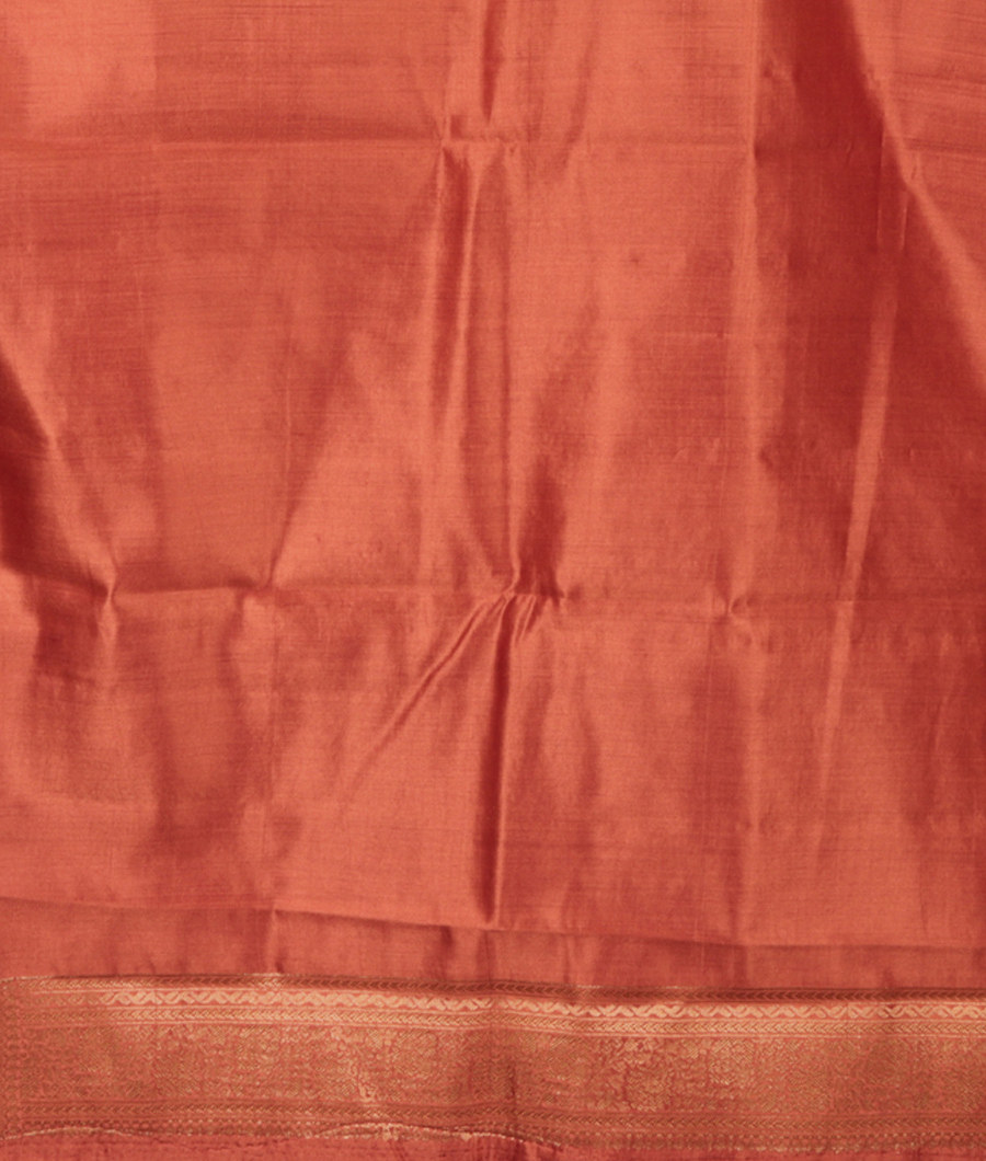 Beige Chaniya Silk Saree T2931863