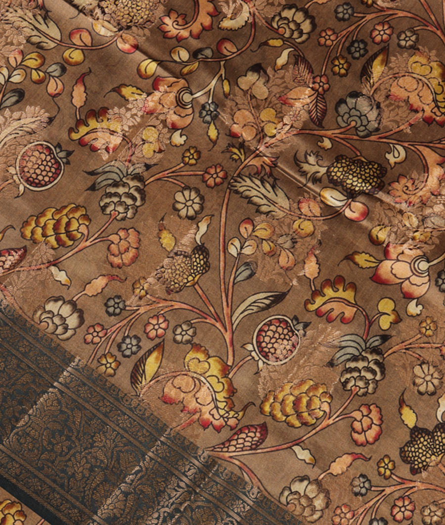 Grey Chaniya Silk Saree T284570-image