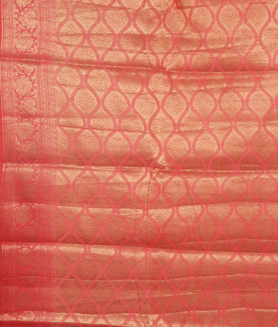 Pink Chaniya Silk Saree T2808903