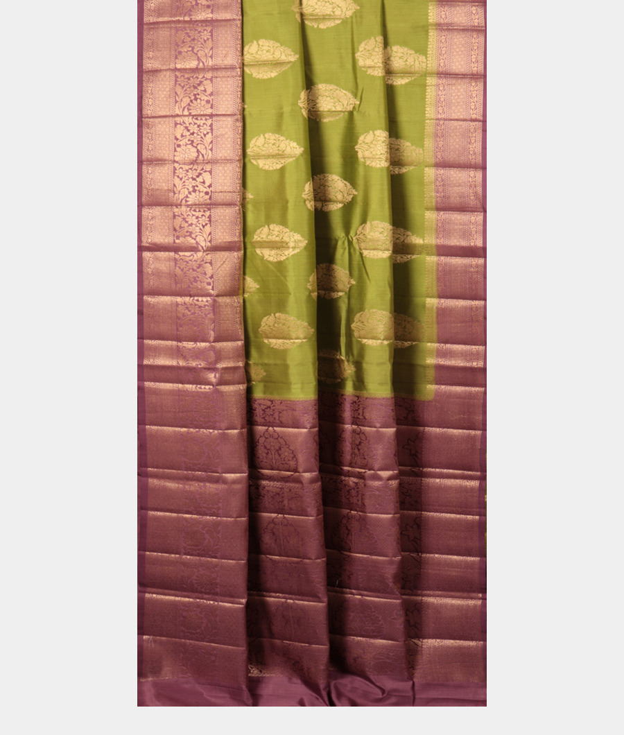 Green Chaniya Silk Saree T2931952