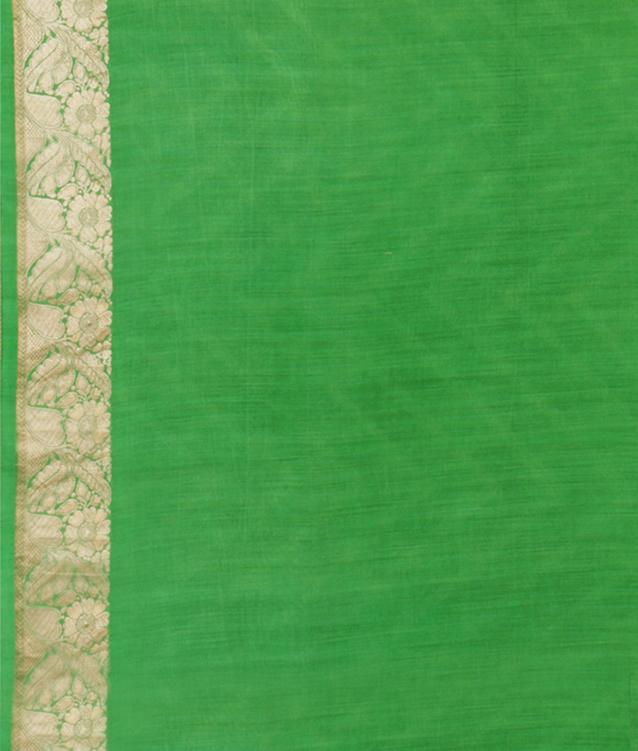 Green Kora Organza Saree T1894093