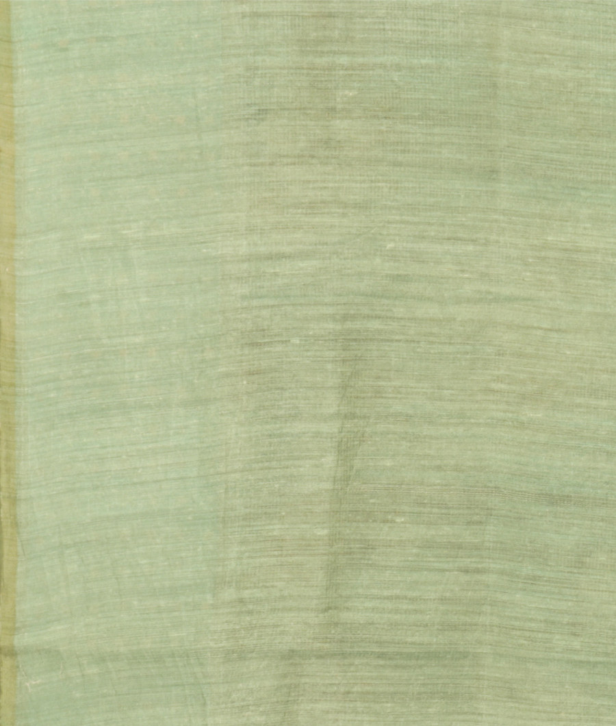 Green Tissue Organza Printed Saree T2831963