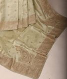 Light Green Tussar Embroidery Saree T3016001