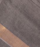 Grey Handwoven Linen Saree T2334691