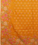 Yellow Tussar Embroidery Saree T2832664