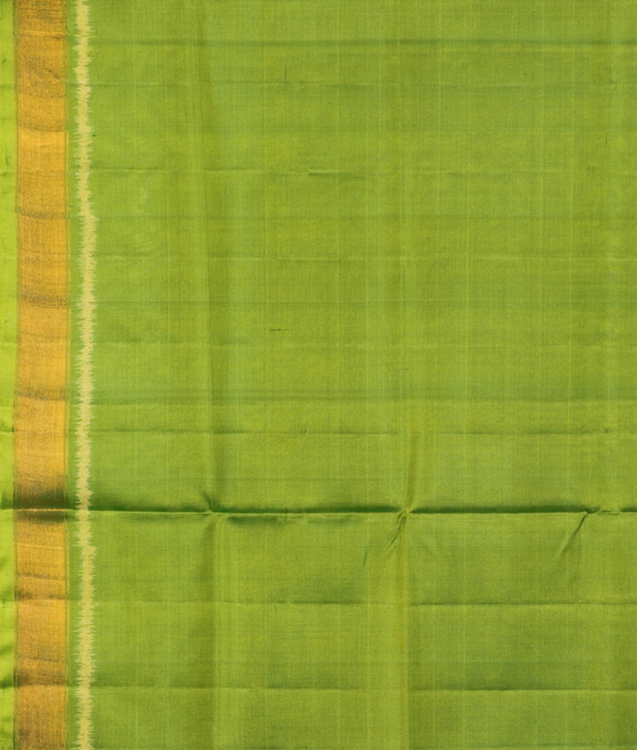 Greenish Blue Patola Silk Saree T2878713