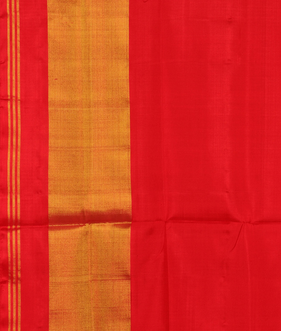 Orange Patola Silk Saree T2878703