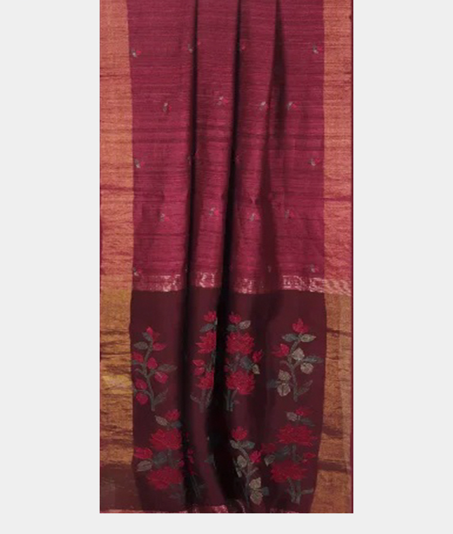 purple-tussar-embroidery-saree-t269200-t269200-b