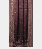 Imperial Purple Tussar Embroidery Saree T2777302
