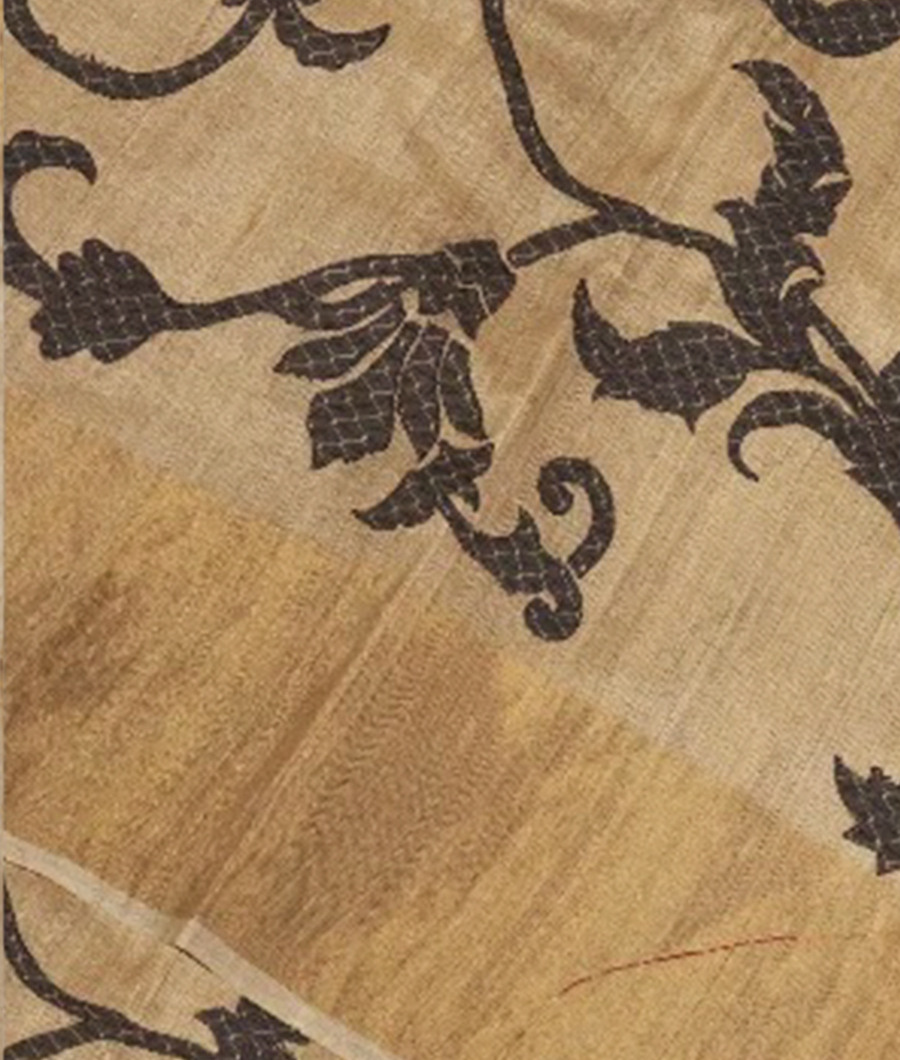 Beige Tussar Embroidery Saree LA5392-image
