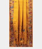 Yellow Tussar Embroidery Saree T2630502