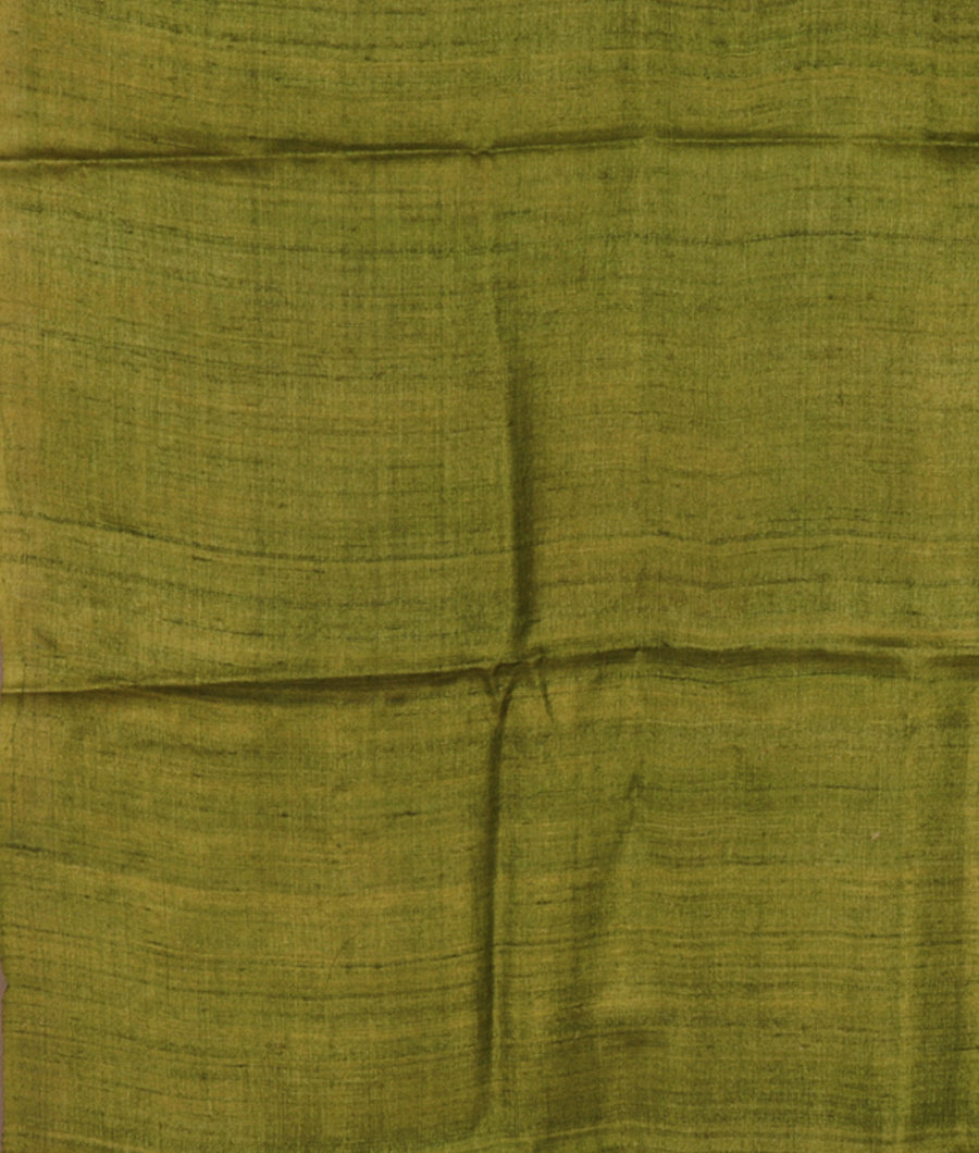 Blue Tussar Printed Saree T2821713