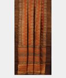 Brown Tussar Printed Saree T2745112
