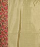 Light Green Kora Organza Embroidery Saree T2826783