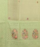 Green Silk Kota Embroidery Saree T1581044