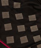 Black Soft Printed Cotton Saree T2774911
