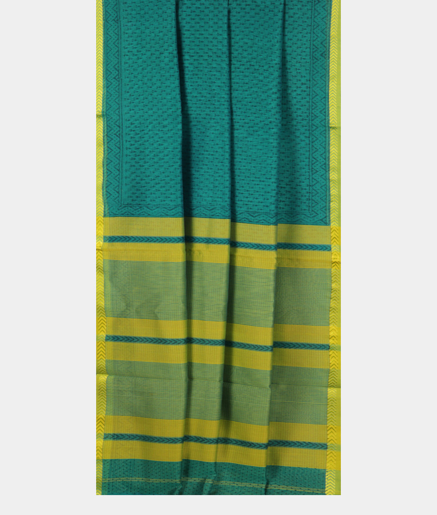 Blue Maheshwari Printed Cotton Saree T2853652