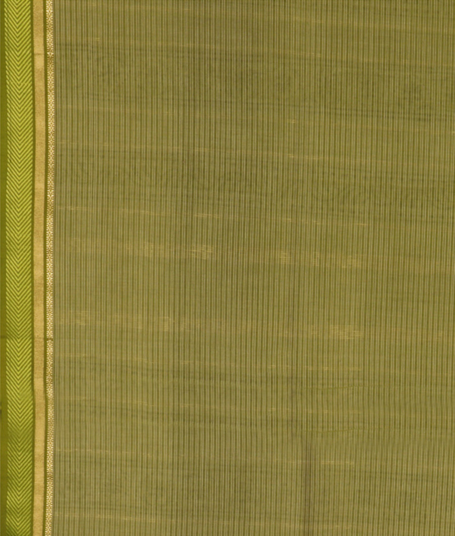 Yellow Maheshwari Printed Cotton Saree T2853953