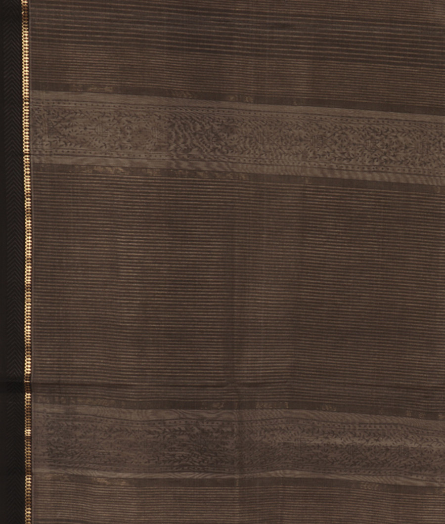 White Maheshwari Printed Cotton Saree T2853773