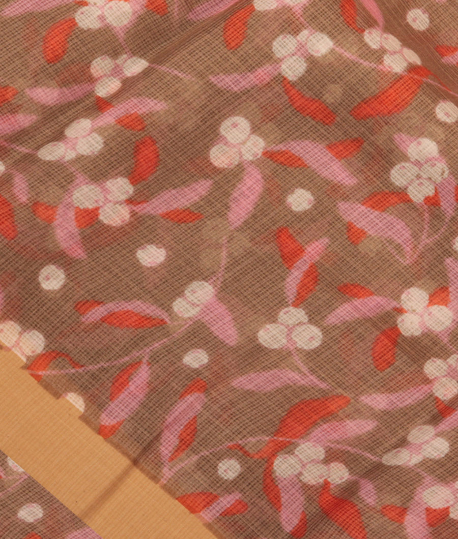 Beige Kota Cotton Saree T284993-image