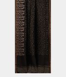 Black Soft Printed Cotton Saree T2809552