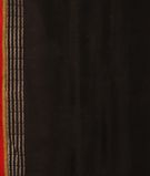 Black Soft Printed Cotton Saree T2598934