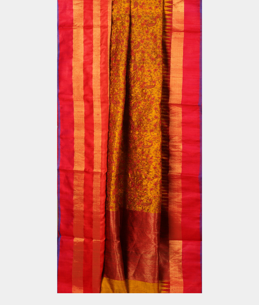 yellow-tussar-embroidery-saree-t286663-t286663-b
