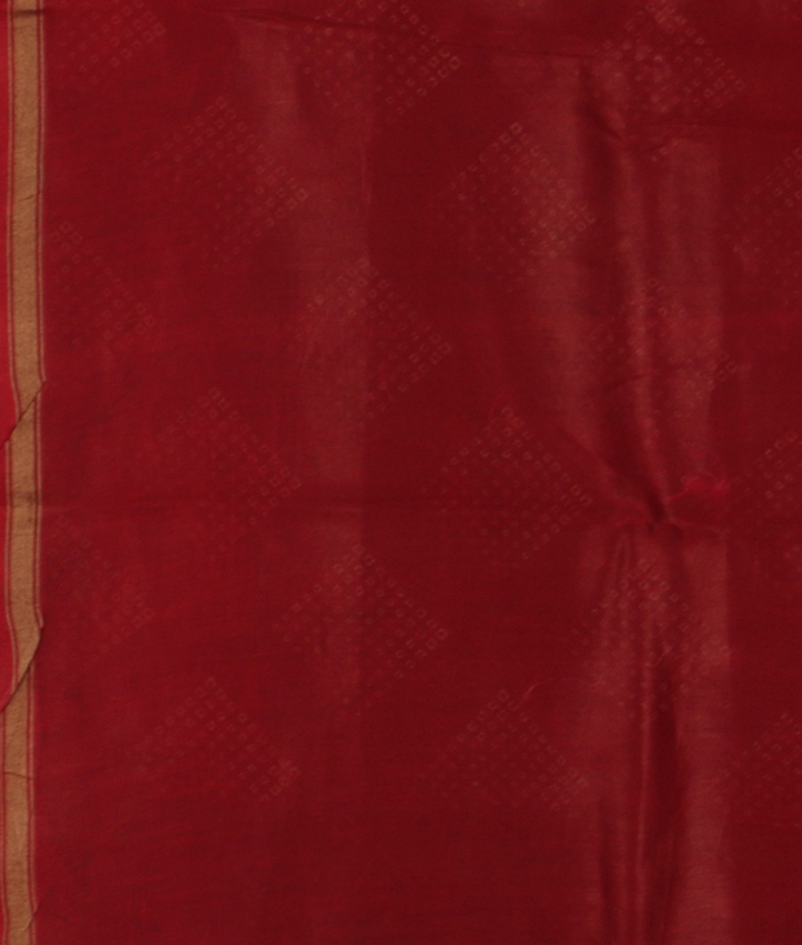 Maroon Soft Printed Cotton Saree T2781913