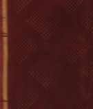 Deep Brown Soft Printed Cotton Saree T2782043