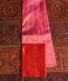 Pink Handwoven Kanjivaram Silk Pavadai T2956041