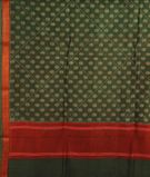 Green Soft Tussar Printed Saree T2952544