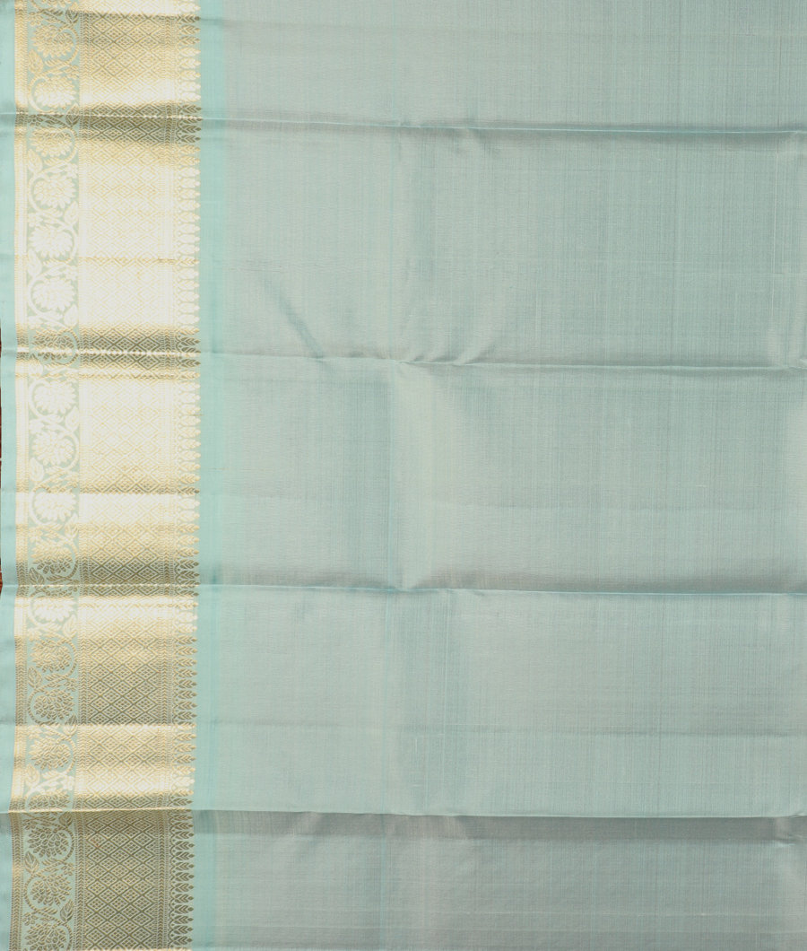 Lavender Handwoven Kanjivaram Silk Pavadai T2837572