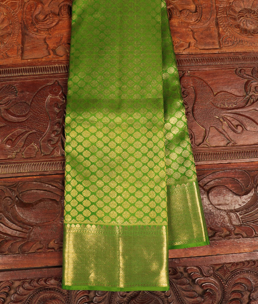 Green Handwoven Kanjivaram Silk Saree T268923-image