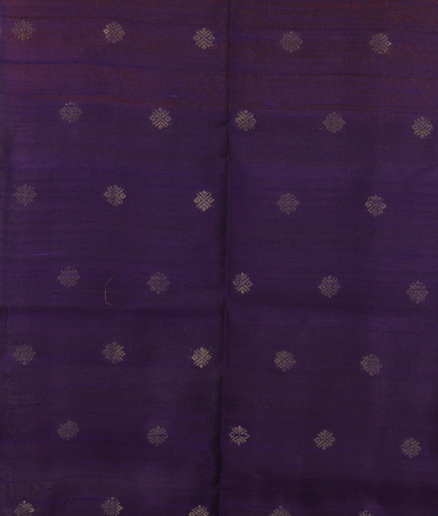 Red Woven Raw Silk Saree T3023883