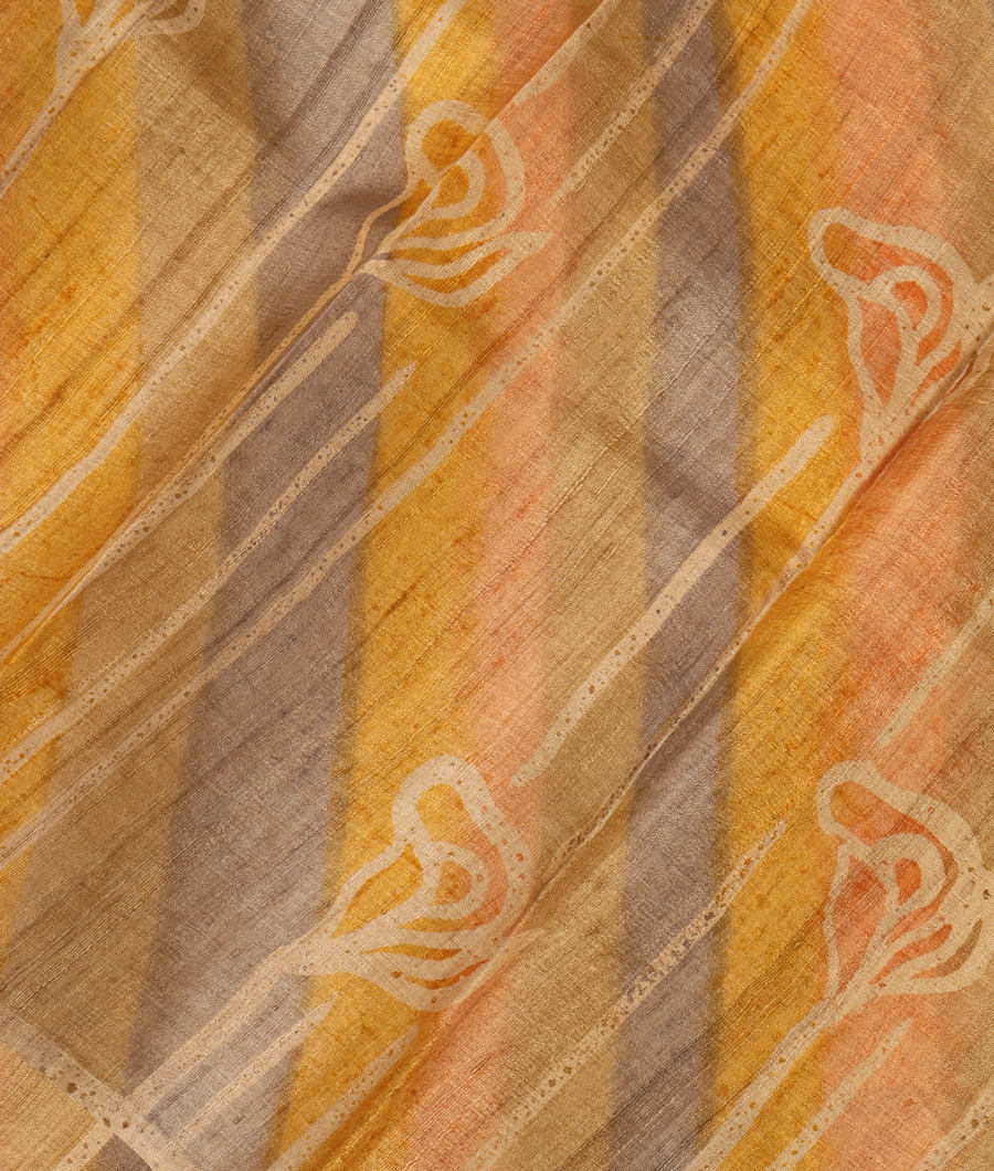 Multicolour Tussar Printed Saree T264047-image